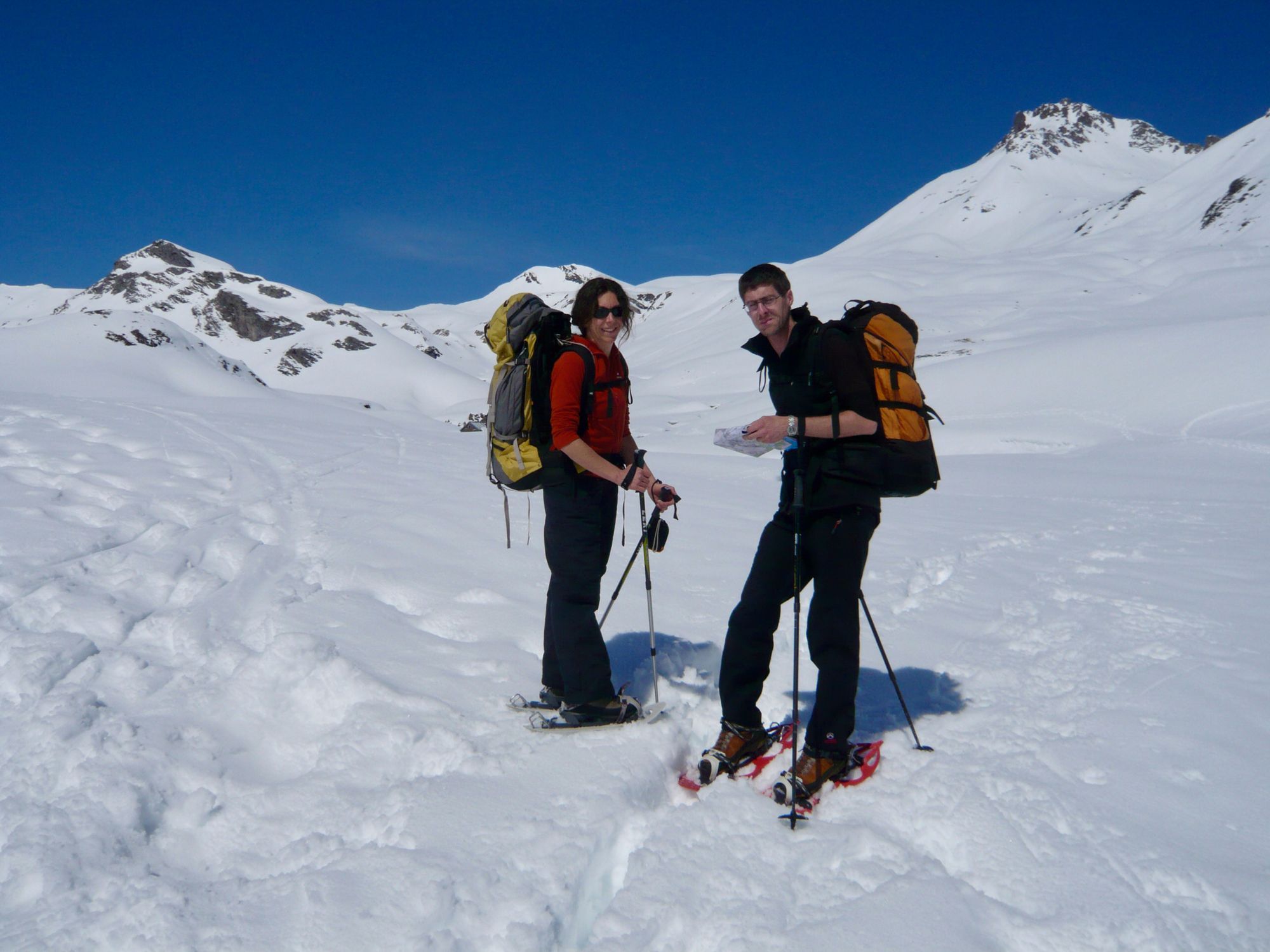 Vers le refuge de Pombie