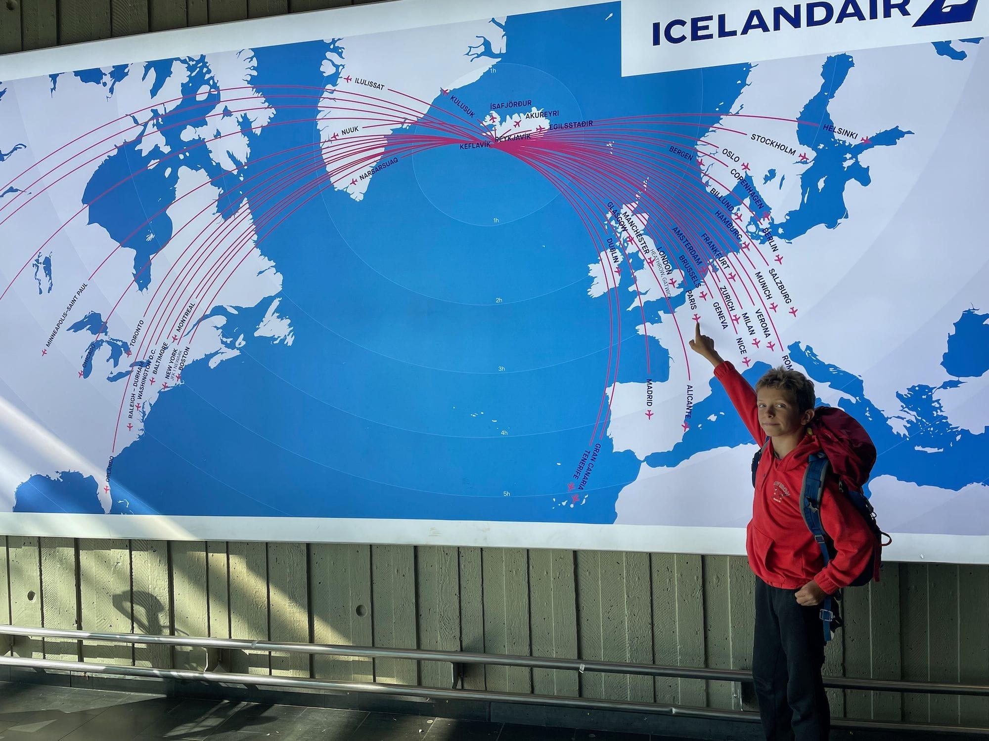 Départ d'Islande
