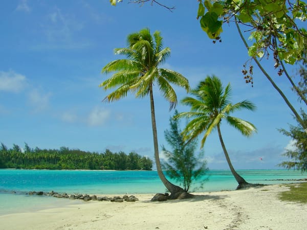 Plage à Moorea