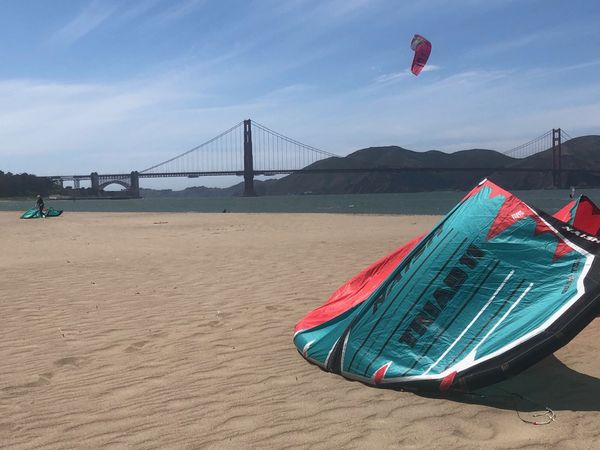 Kite sous le Golden Gate