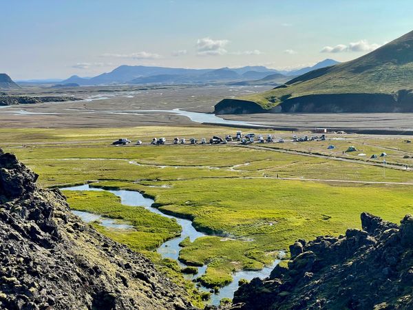 Camp de Landmannalaugar